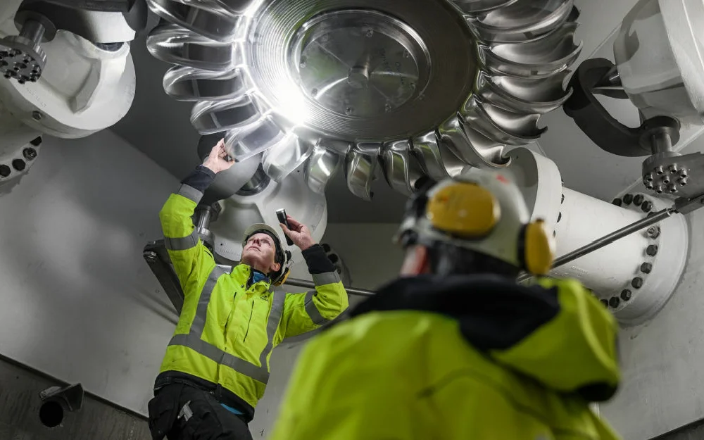 TUSSA vedlikehald kraftsstasjon foto Tussa