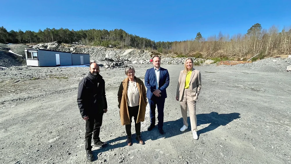 Norwegian hydrogen haukås industriområde tomt foto norwegian hydrogen