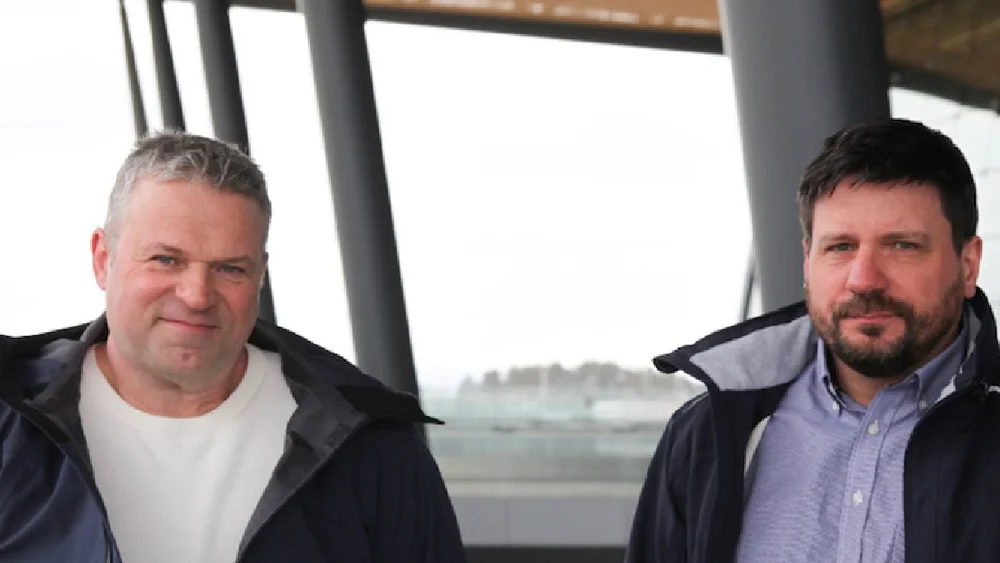 Nordic Spray Technology Stig Andre Voldsund tv og Are Halvorsen foto Nordic Spray Technology