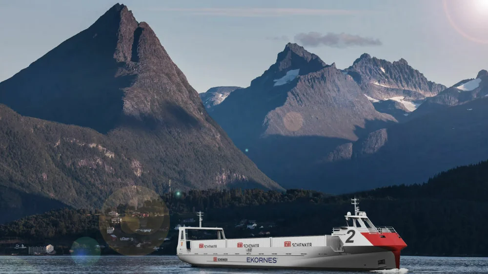 Schenker Ekornes Autobarge 250 copyright Naval Dynamics 2 Sykkylven