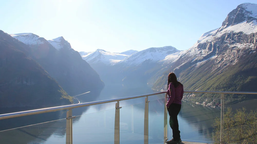 Utsikta er best fraa ein stoppestad