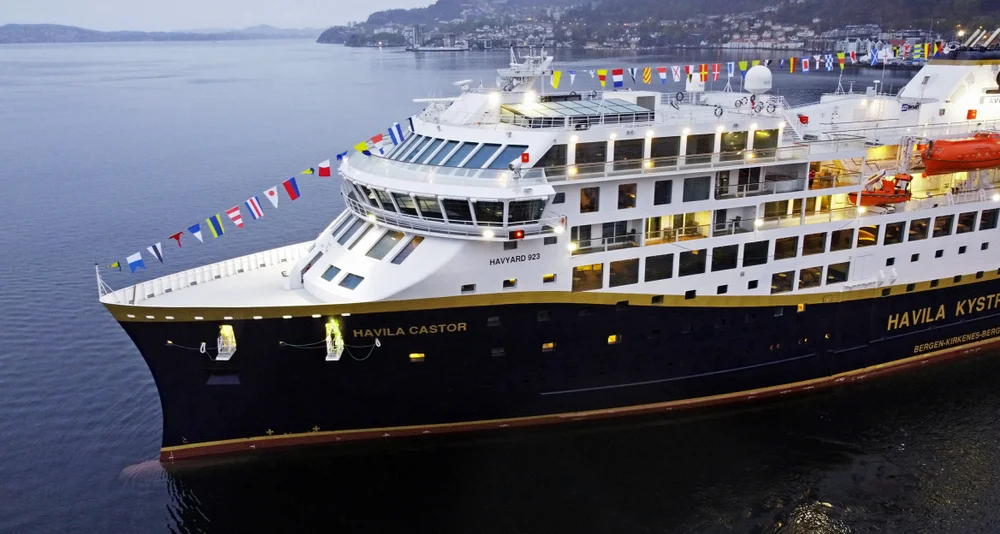 Havila Castor i Bergen foto havila kystruten 22