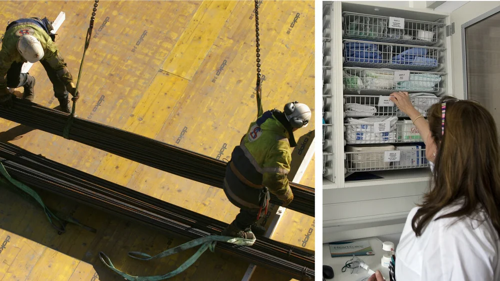 Sykepleier bygg og anlegg montasje IKKE GJENBRUK foto npk 11