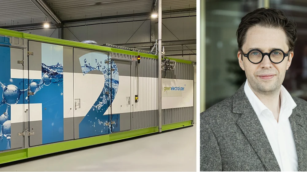 Elektrolysekonteiner hydrogen andreas wenaas østigard foto norwegian Hydrogen Kristin Støylen 11