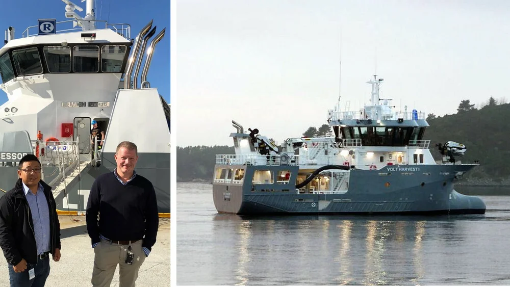 Montasje volt harvest Robert Søviknes og Even T Remøt foto volt services 11