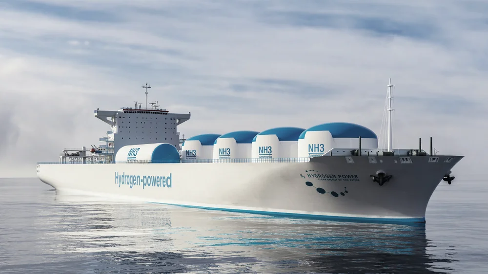 Hydrogen skipsfart illustrasjon DNV