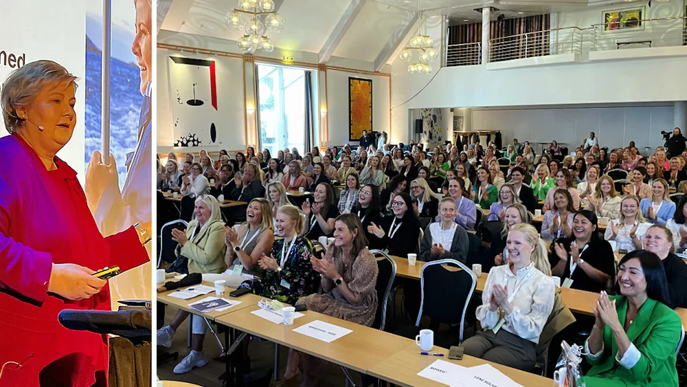 Damene først erna solberg montasje foto marius 11