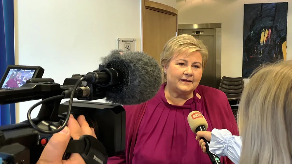 Erna solberg damene først ålesund foto marius 11