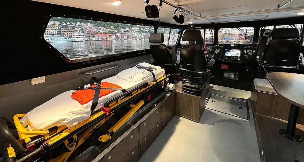 Mare safety bjørgvin brannbåt innvending foto røde kors hordaland 11