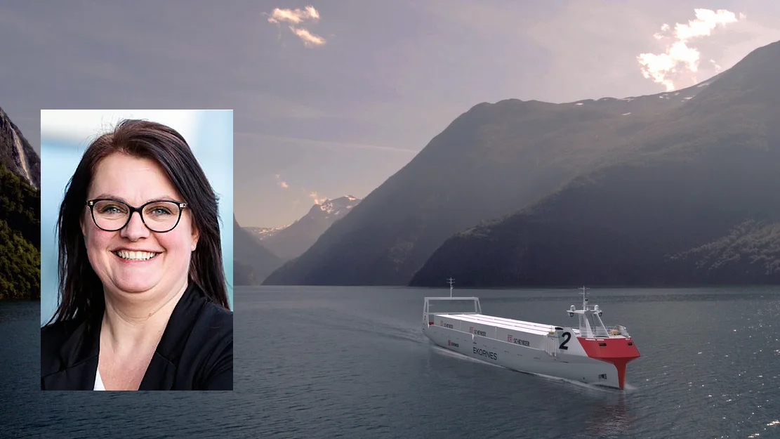 Conteinerskip innfelt heidi nakken ekornes kongsberg schenker illustrasjon foto kongsberg maritime åkp 11