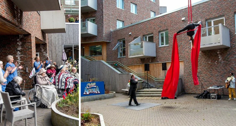 Cirkus agora montasje eldresenter foto cirkus agora 11