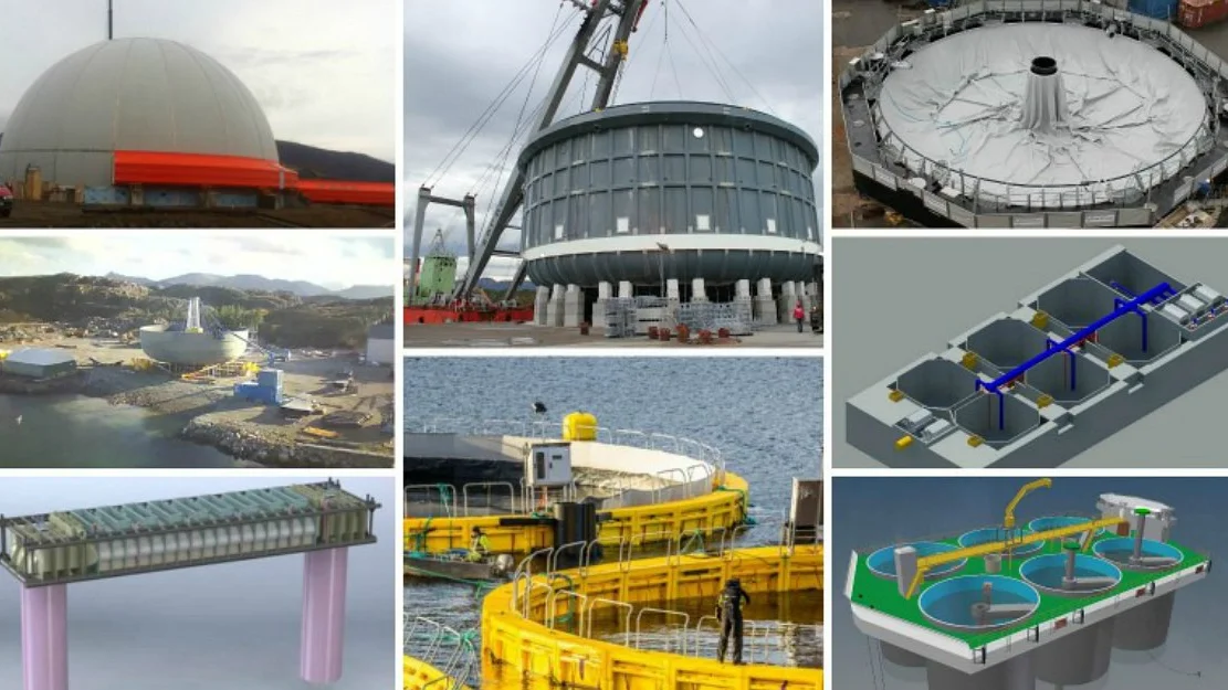 Lukkede anlegg paa rekke og rad