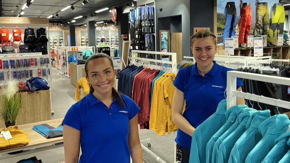 Intersport Hofseth Ulsteinvik Sunniva Seljeseth Angelica Berstad foto marius