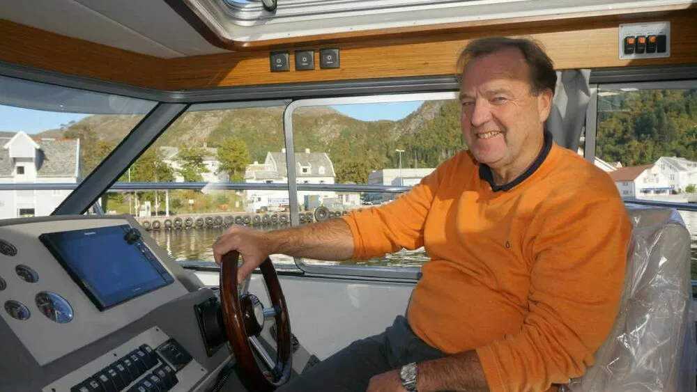 Idar Martin Refsnes i Saga Boats foto Ogne