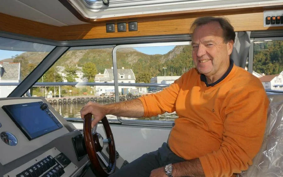 Idar Martin Refsnes i Saga Boats foto Ogne