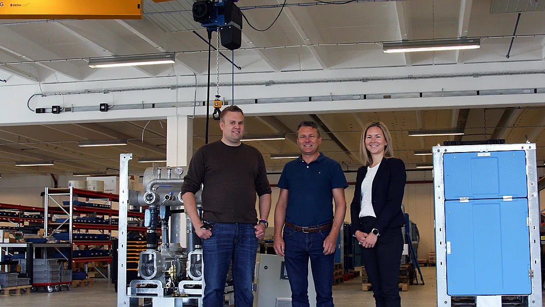 Holstad eiendomsutvikling Hans Ola Holstad Gunnar Gjersdal Julie Sundgot Andersen foto Vekst i Hareid 11