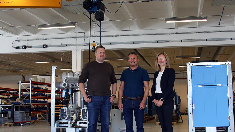 Holstad eiendomsutvikling Hans Ola Holstad Gunnar Gjersdal Julie Sundgot Andersen foto Vekst i Hareid 11