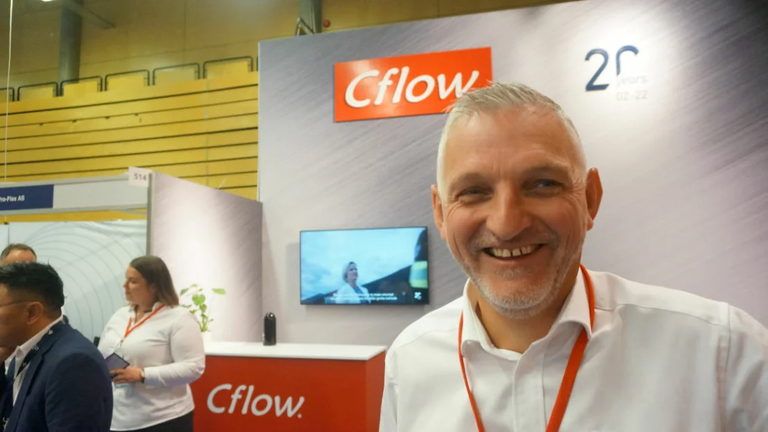 Stig Bjørkedal admdir Cflow på Nor Fishing 2022 foto Ogne