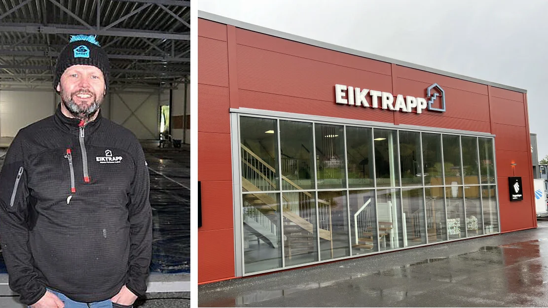 Eiktrapp montasje Roger Eik foto Kristin privat 11