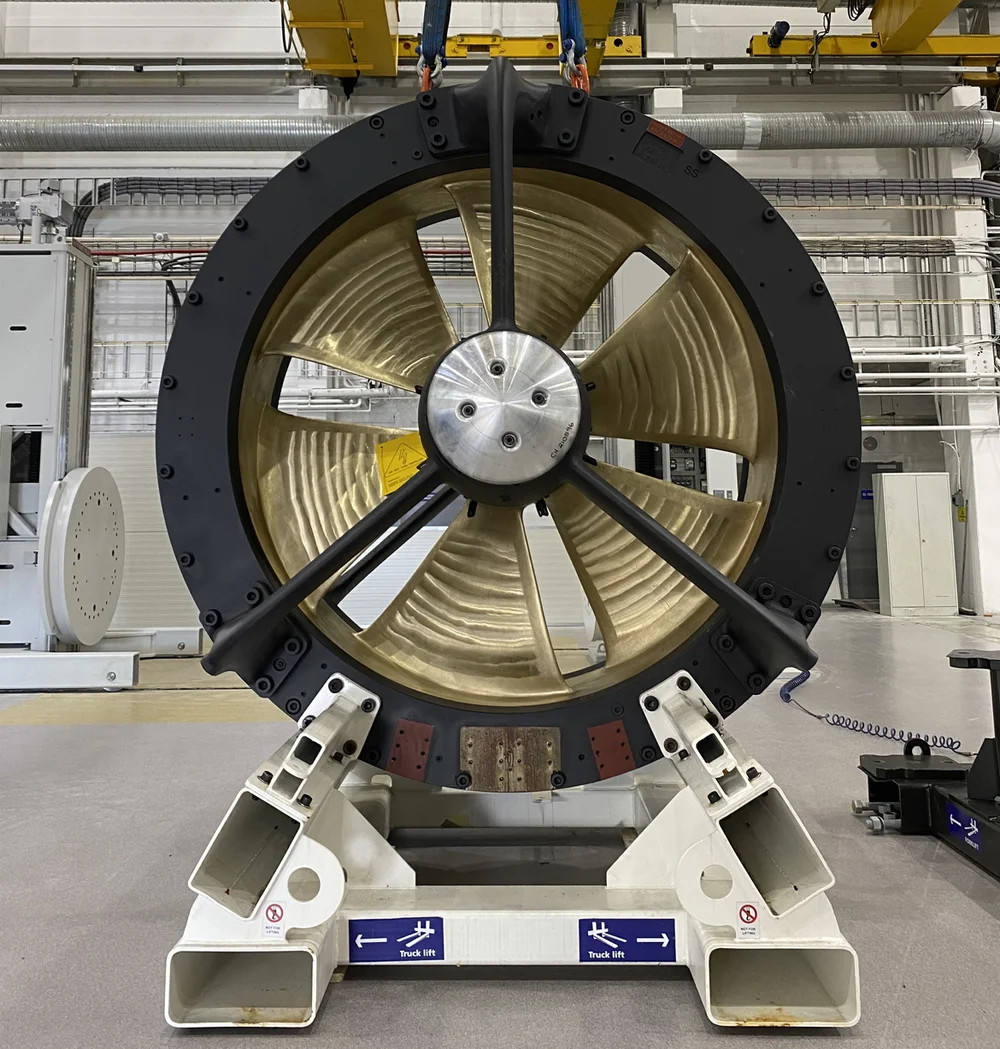 Kongsberg Maritime Rim Drive thruster foto Kongsberg Maritime