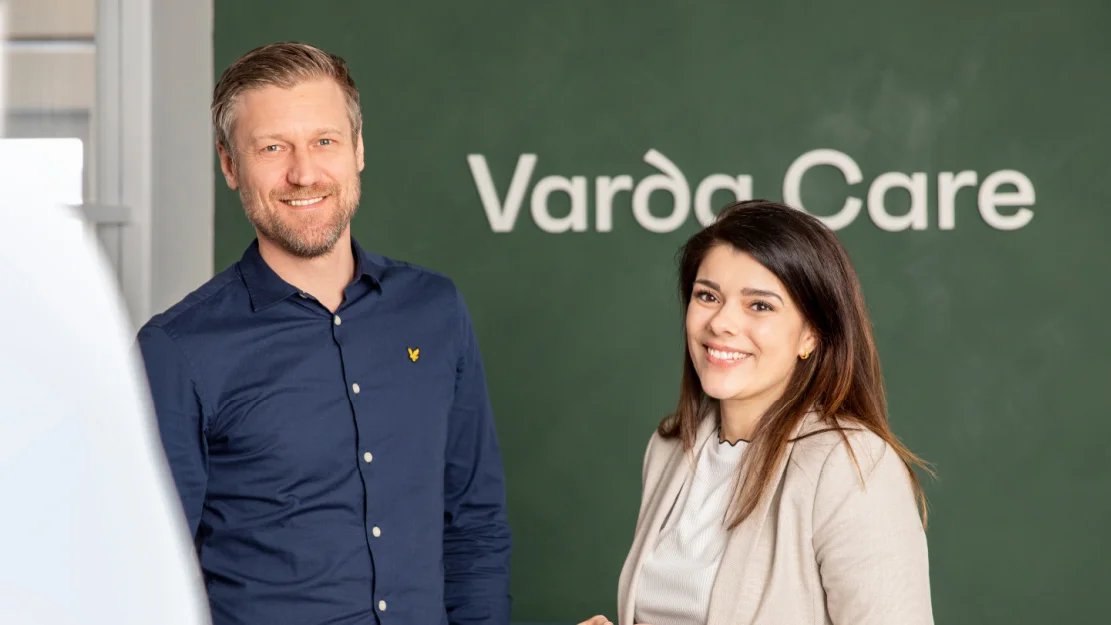 Joakim Helland og Diana Myrstad Meldal foto Varda Care