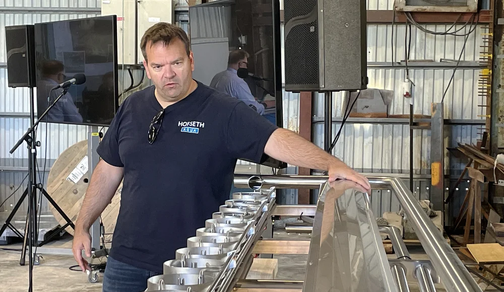 Roger Hofseth model World Heritage Salmon Foto Marius Rosbach