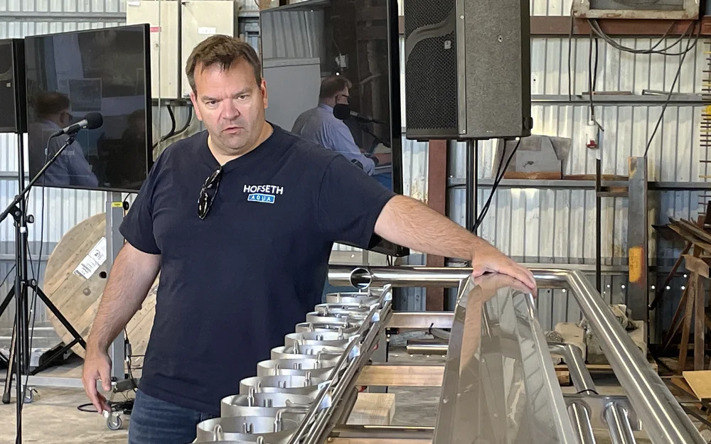 Roger Hofseth model World Heritage Salmon Foto Marius Rosbach