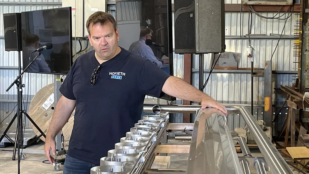 Roger Hofseth model World Heritage Salmon Foto Marius Rosbach