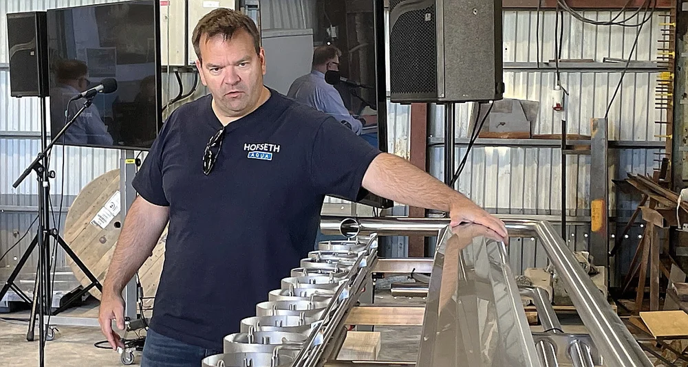 Roger Hofseth model World Heritage Salmon Foto Marius Rosbach