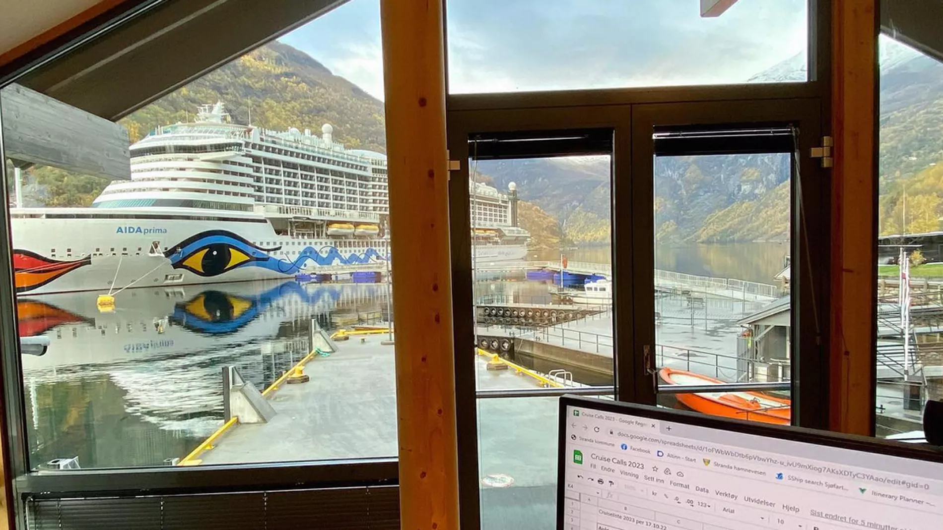 Aida geiranger foto geirangerfjord cruise port på facebook 11