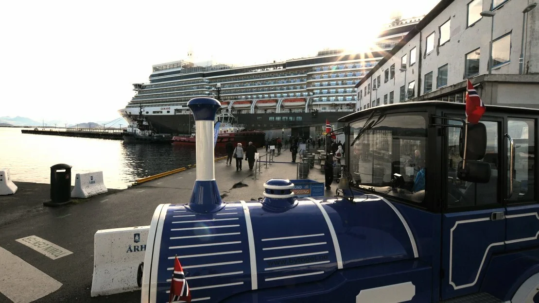 Bytoget ålesund cruise reiseliv foto marius