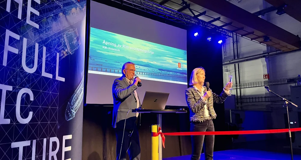 Kongsberg opning produksjonslinje 3