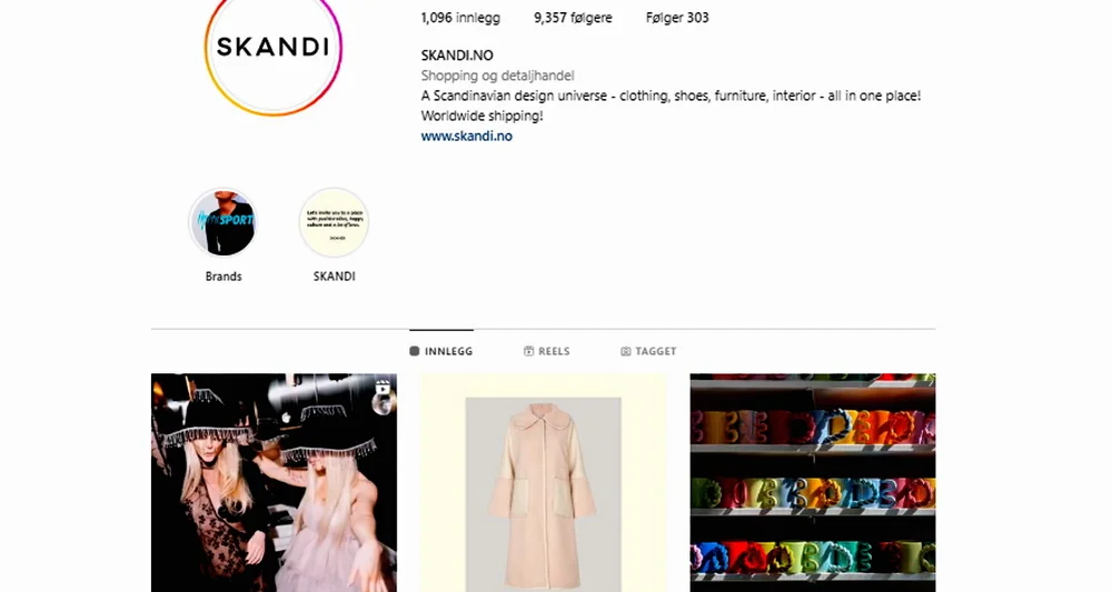 Skandi no instagram skjermfoto instagram skandi no 11