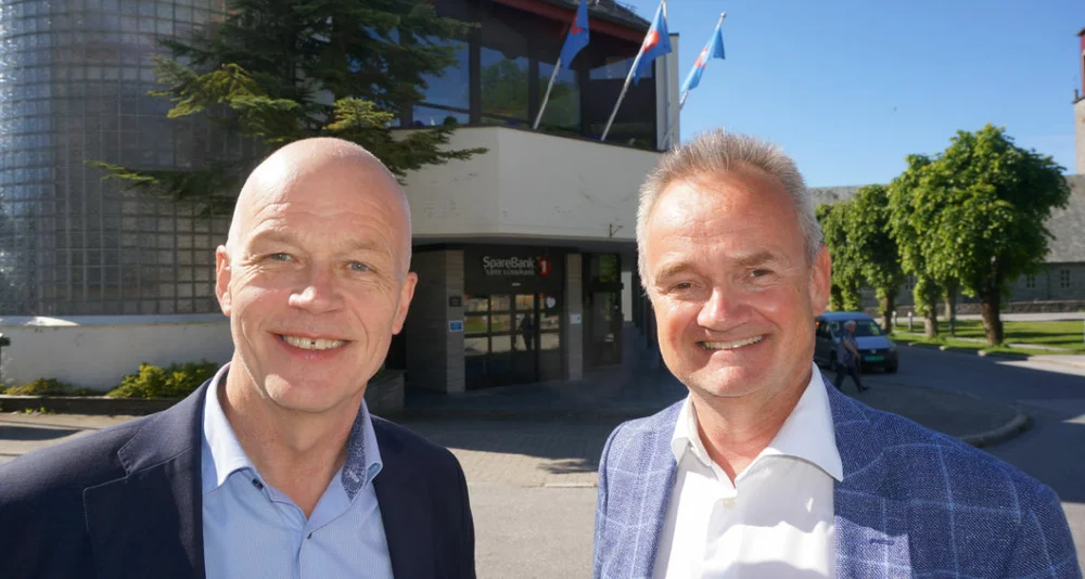 Stig Brautaset Jan Frode Janson Sparebank1 Søre Sunnmøre Sparebank1 S Mn samanslåing foto Ogne