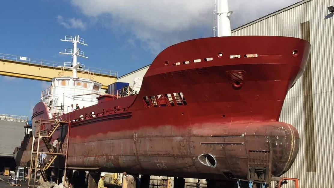 Byggjer tankbaat i Tyrkia