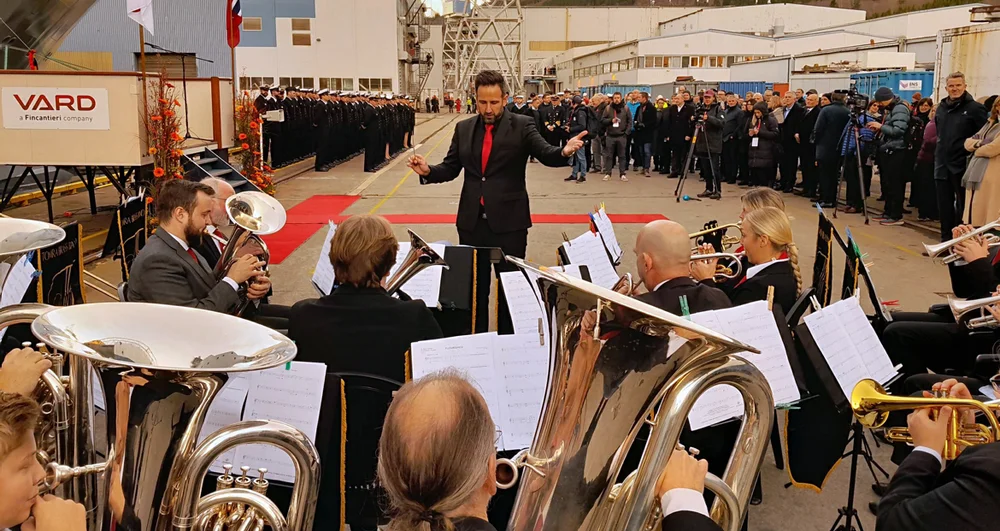 Vard dåp kystvakt serie korps