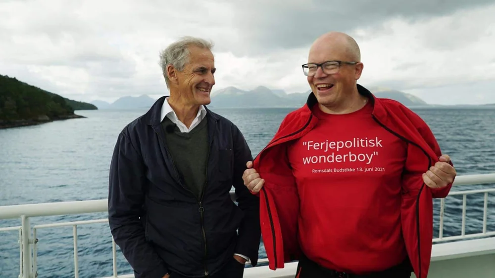 J Onas Gahr Støre og Per Vidar Kjølmoen foto Ap