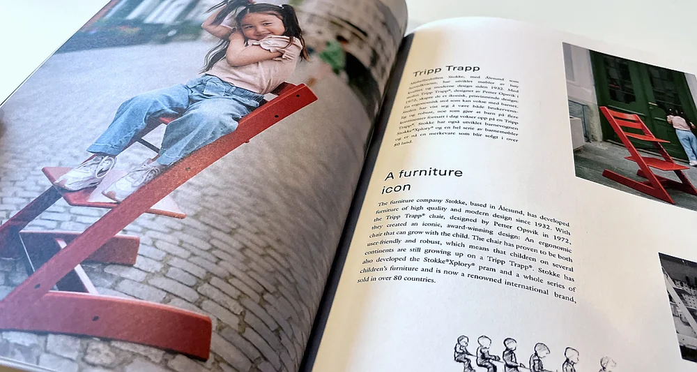 Bok innside Tett på Ålesund og Sunnmøre Foto Marius Rosbach