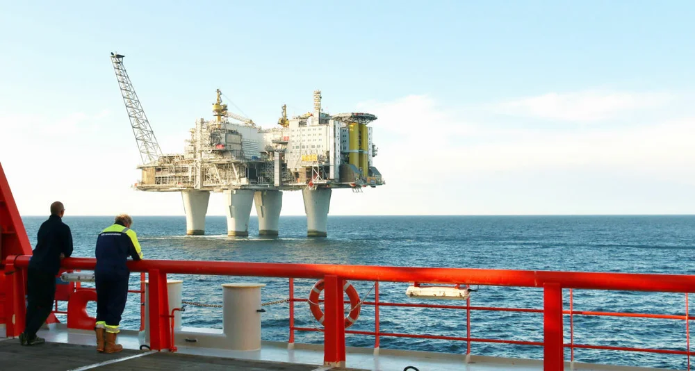 Troll A foto Norsk Olje Gass lysere