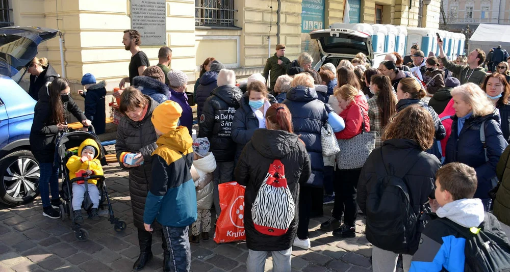 Ukrainian refugees offered meals clothes shelter in Kraków 1 foto Wiklimedia Commons Silar