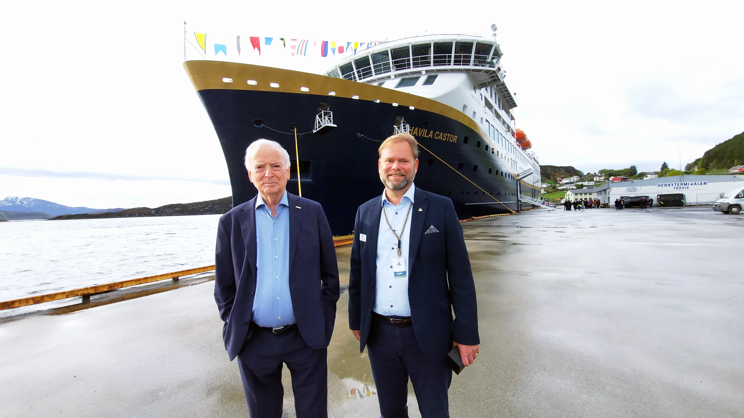 Havila Kystruten Per Sævik Bernt Maritini Foto Kjetil Haanes lysere
