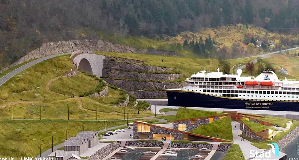 Stad skipstunnel illustrasjons kystverket 6