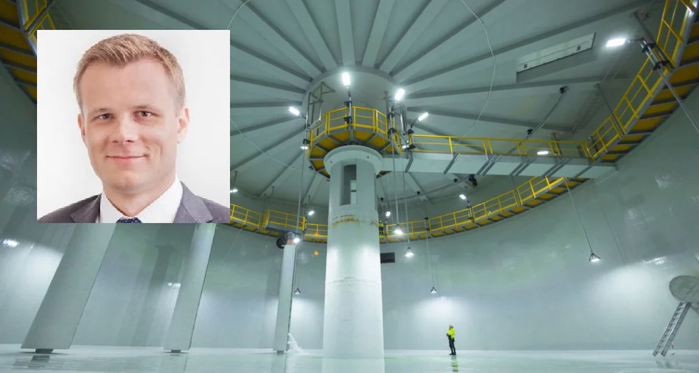 Trond Håkon Schaug Pettersen Artec Aqua tank hos Salmon Evolution foto Salmon Evolution Artec Aqua