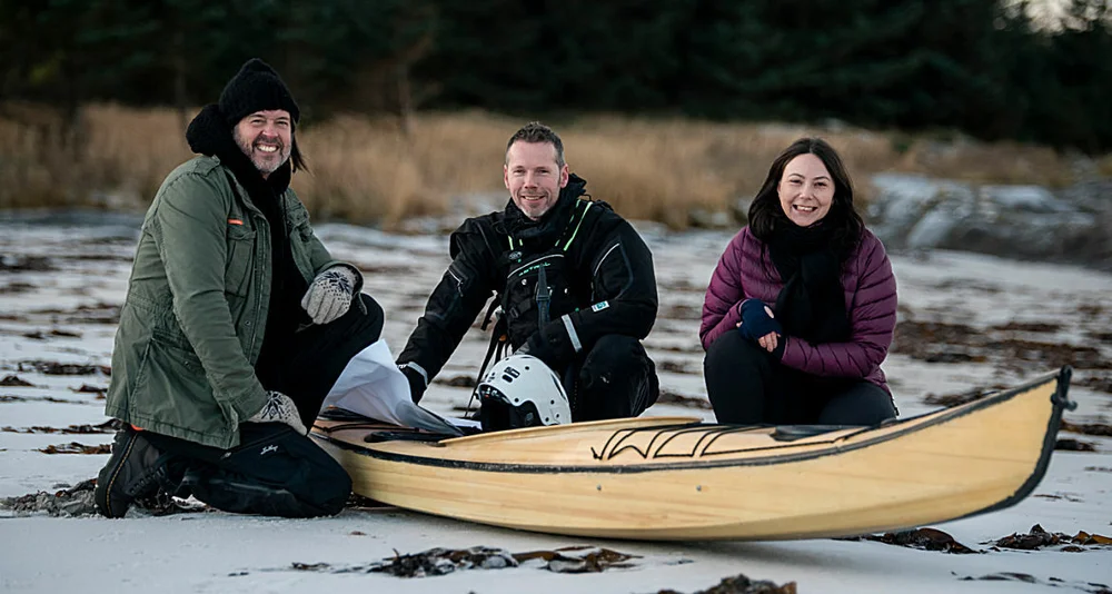 Edge Kayak Team 1 Edd Bjørke Linda Hatmosøy og Bjørn Eilertsen th foto Egde Kayak
