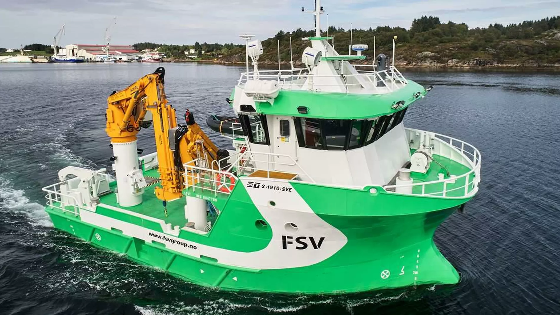 Denne baaten er utstyrt med ROV