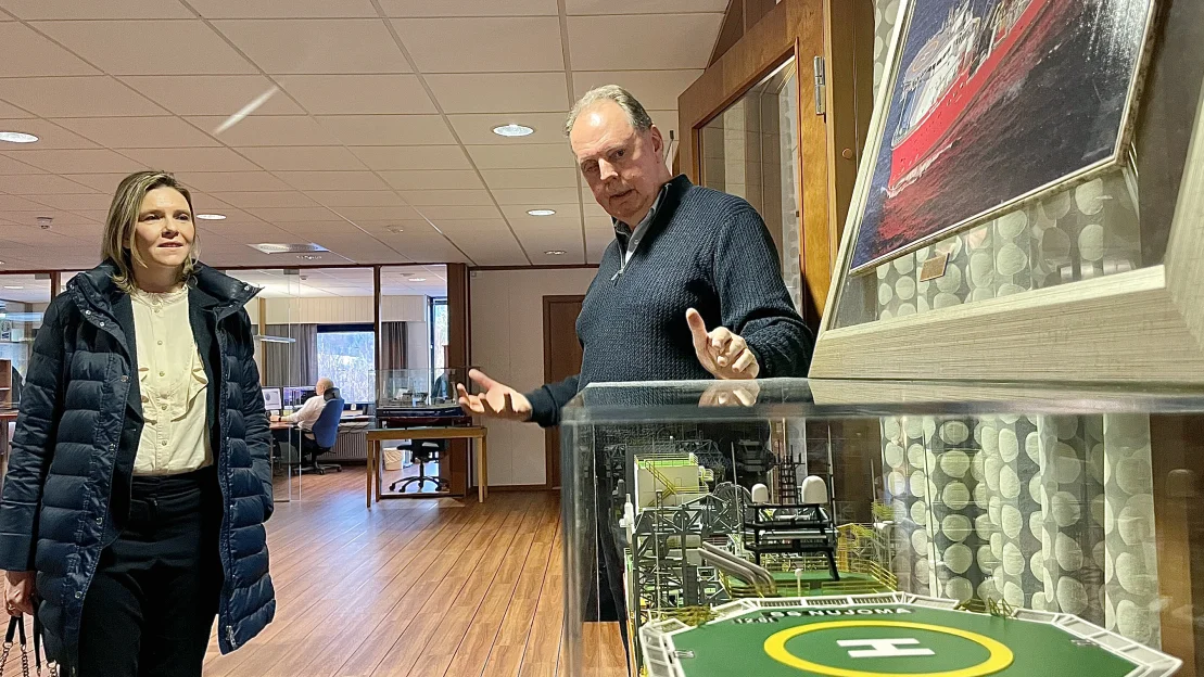 Sylvi Listhaug Svein rune Gjerde Marin Teknikk foto Marius Rosbach 11