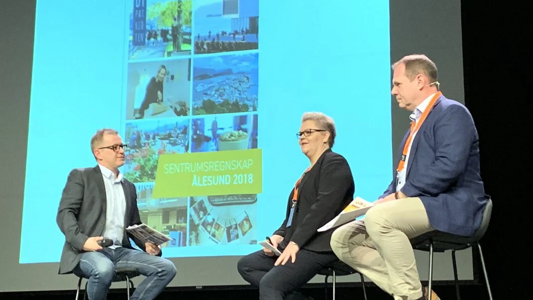 Det er ikke noe tilbakegang i A Alesund sentrum