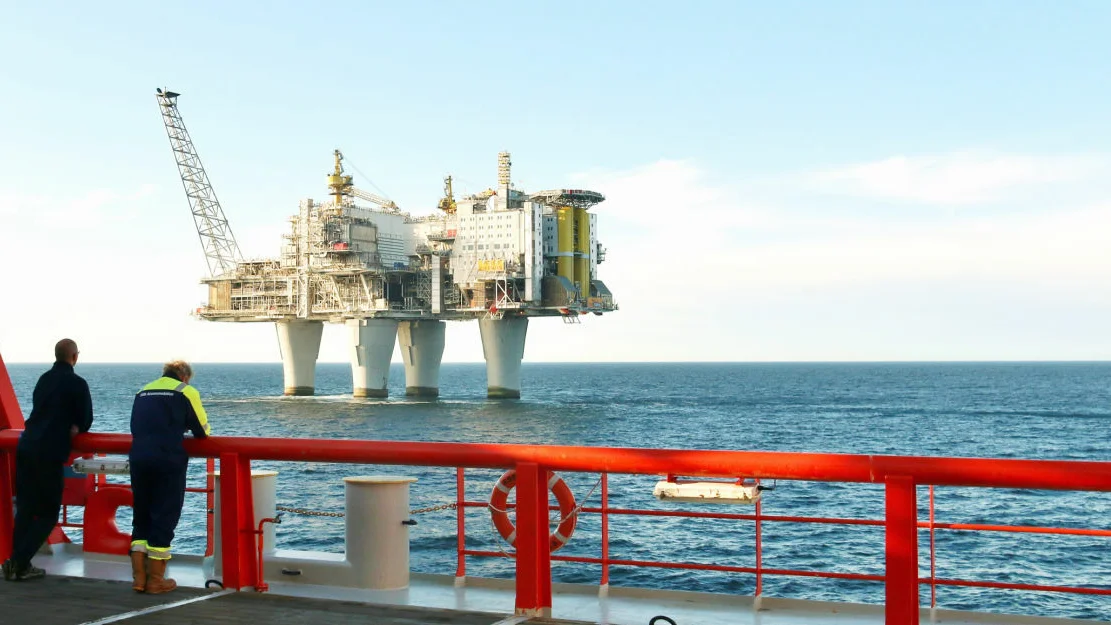 Troll A foto Norsk Olje Gass lysere