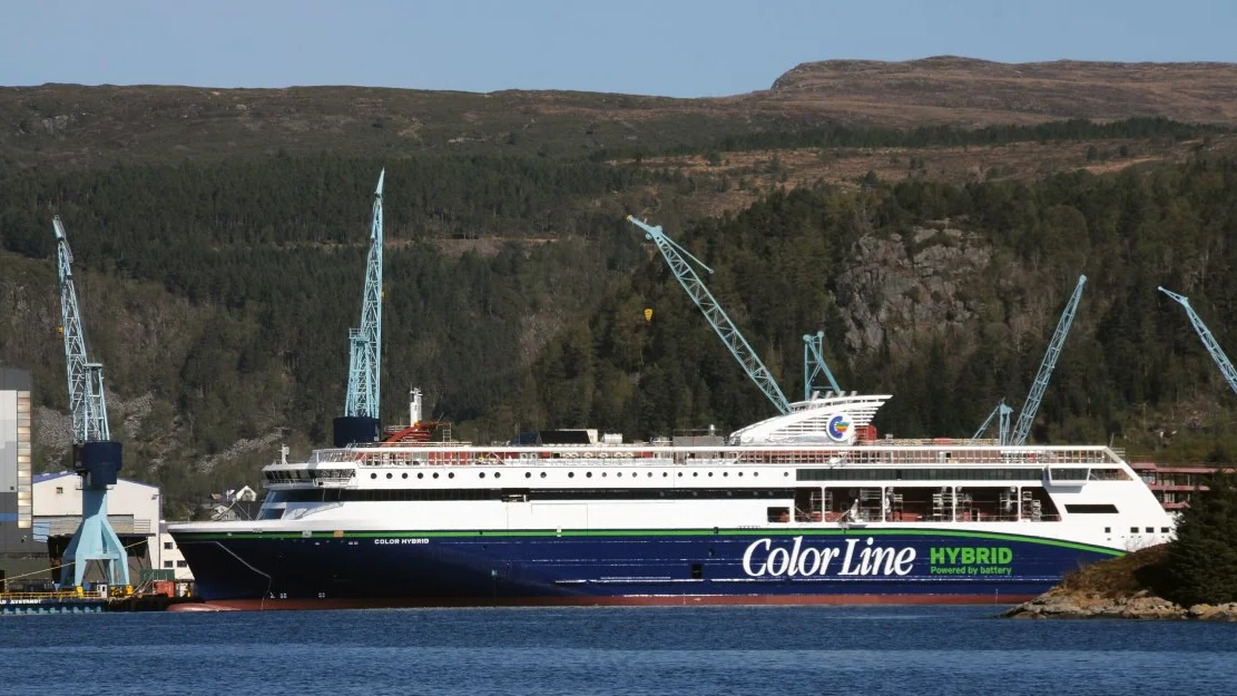 Color Line Er straalande fornoegd