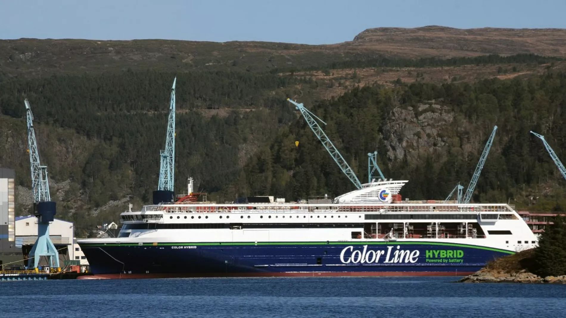 Color Line Er straalande fornoegd